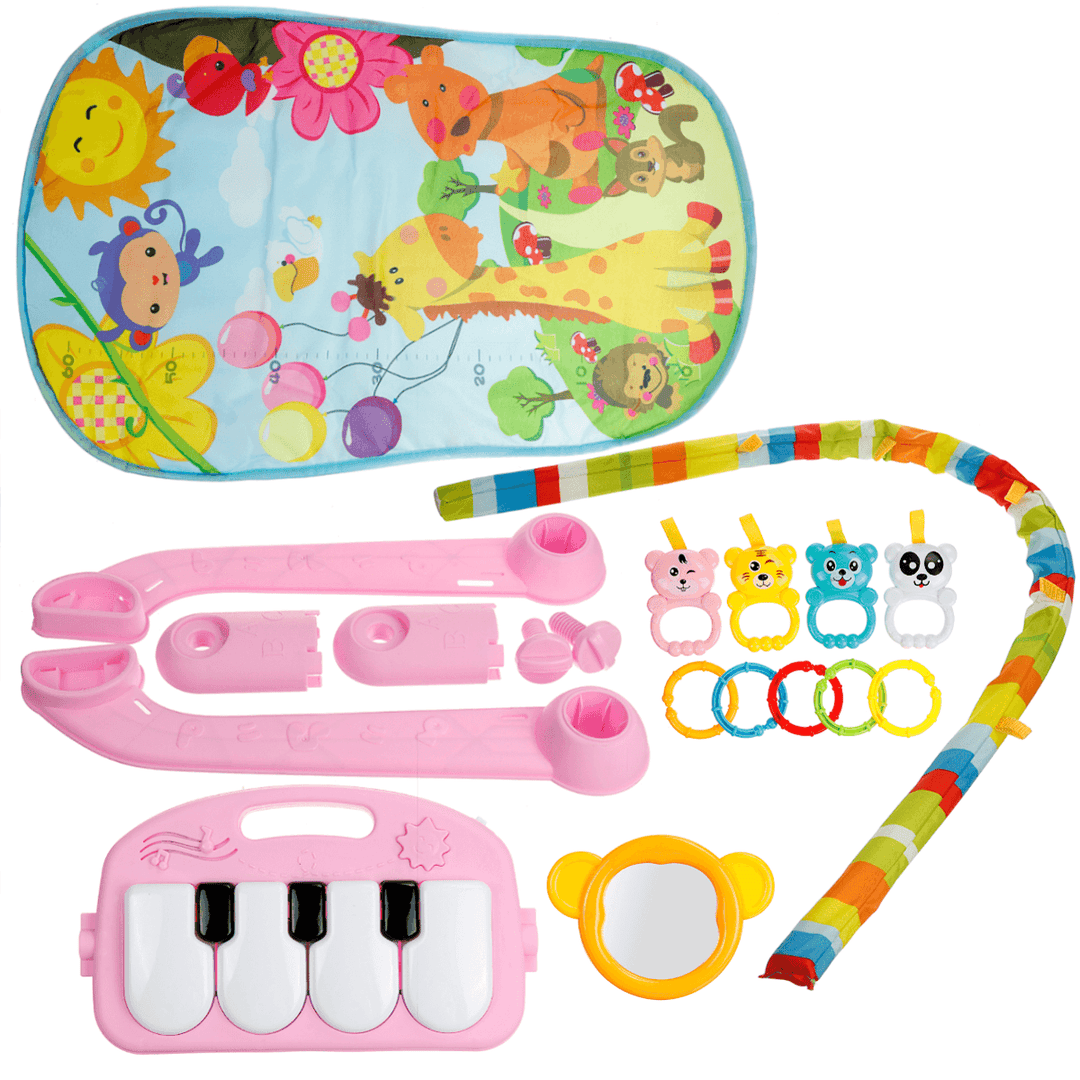 Baby Music Play Mat Kids Fitness Piano Lay Pad Children Amusement Park for 0-2 Years Old