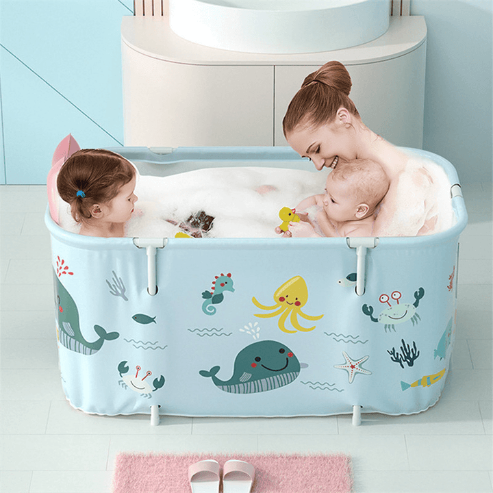 Bathtub Portable Folding Insulation for Adult Children Swimming Pool Large Plastic Bath Bucket