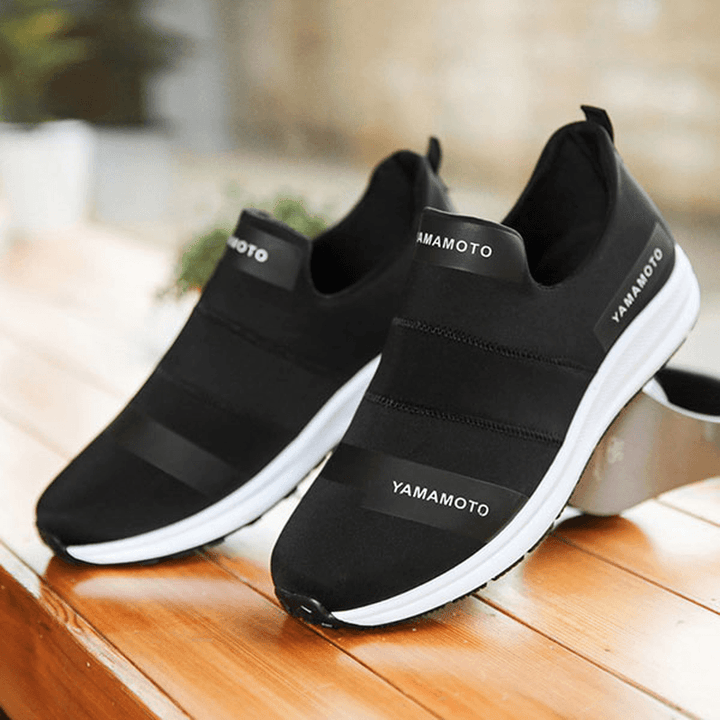 Men Breathable Slip on Soft Loafers Casual Sneakers