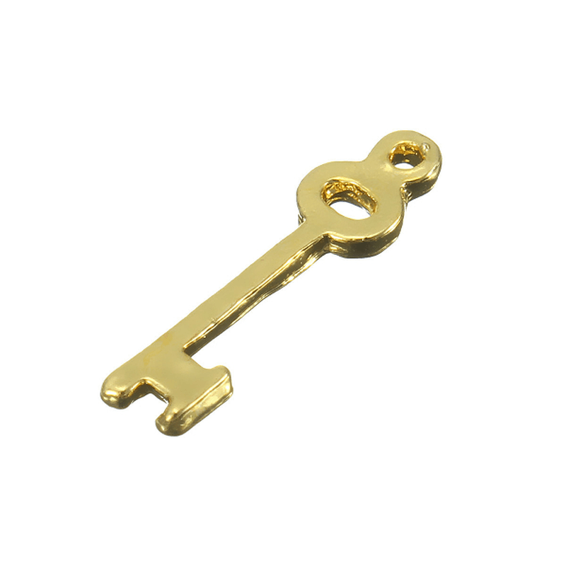 4Pcs 1:12 Miniature Metal Gold Door Lock Key Set for Dollhouse