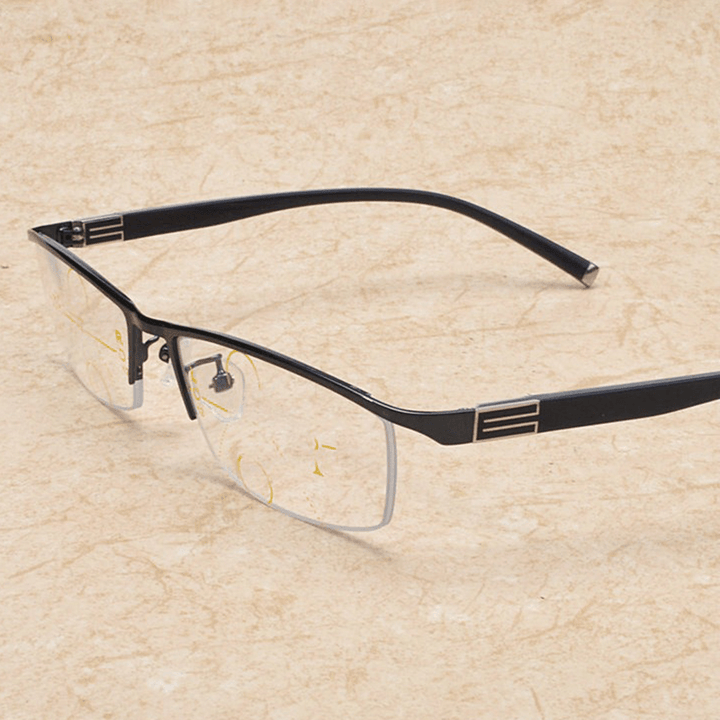 Far and near Multifunctional Metal Reading Glasses