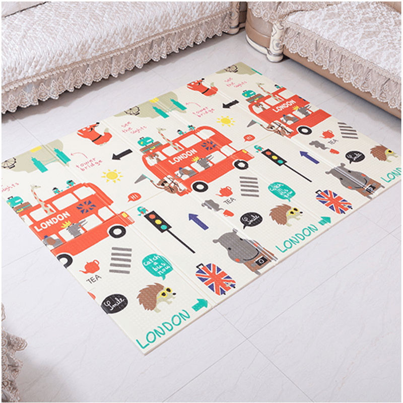 Baby Foldable Floor Play Mat Rug Games Toys Carpet Waterproof Anti-Skid Floor Mat