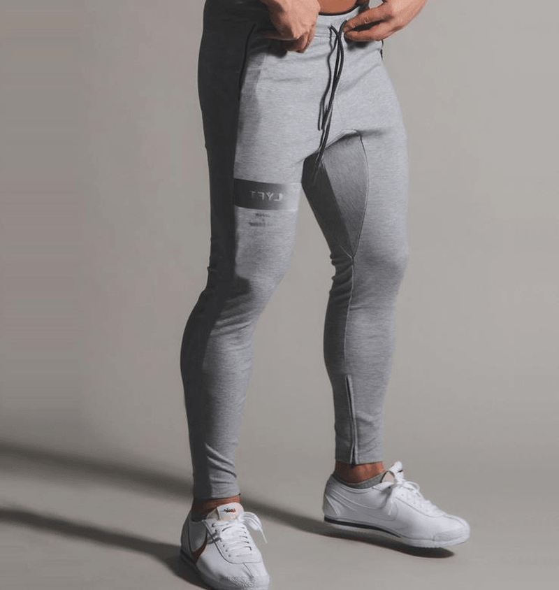 Slim-Fit Feet Sweatpants, Long Casual Fitness Pants