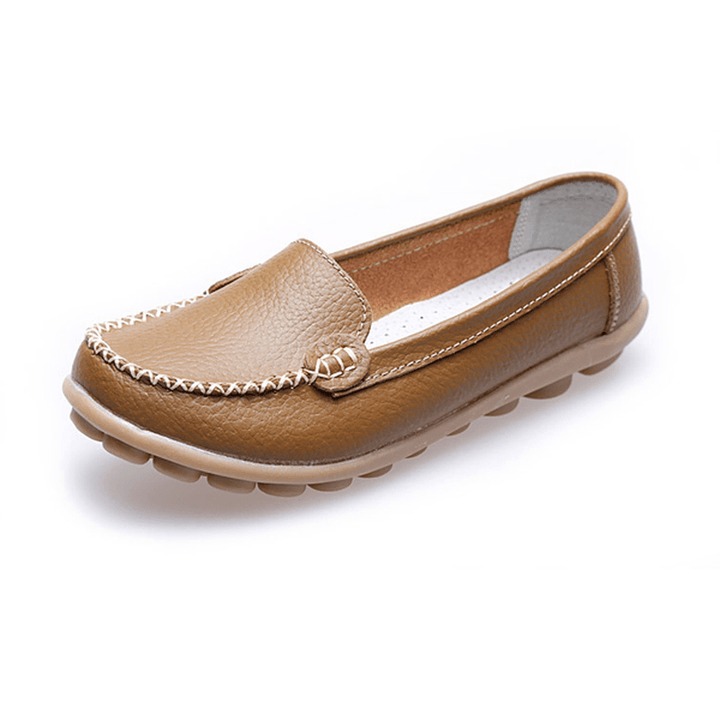 Women Casual Flats round Toe Loafers Soft Sole Slip on Flat Loafers