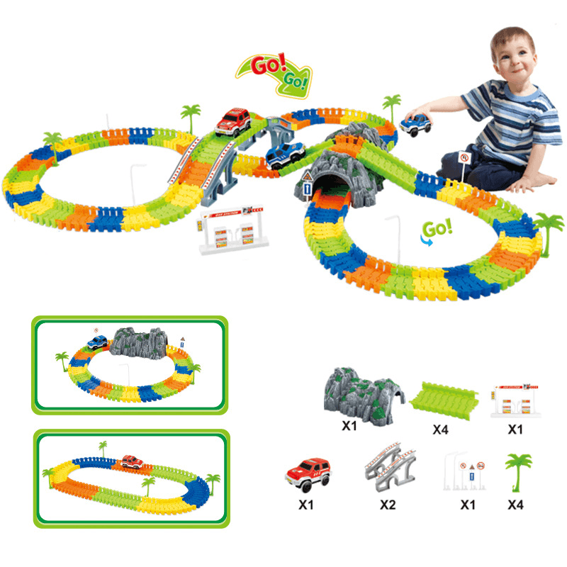 Children'S Electric Track DIY Assembling Toys