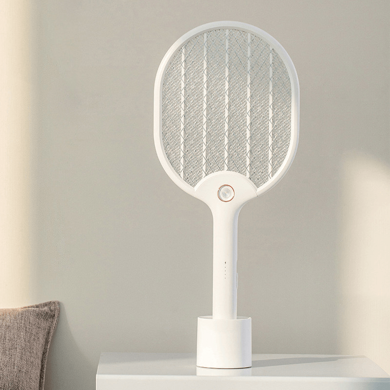 3PCS Jordan&Judy 3000V Electric Mosquito Swatter Portable Insect Repellent Travel Three-Layer Anti-Electric Shock Net USB Charging Mosquito Dispeller From