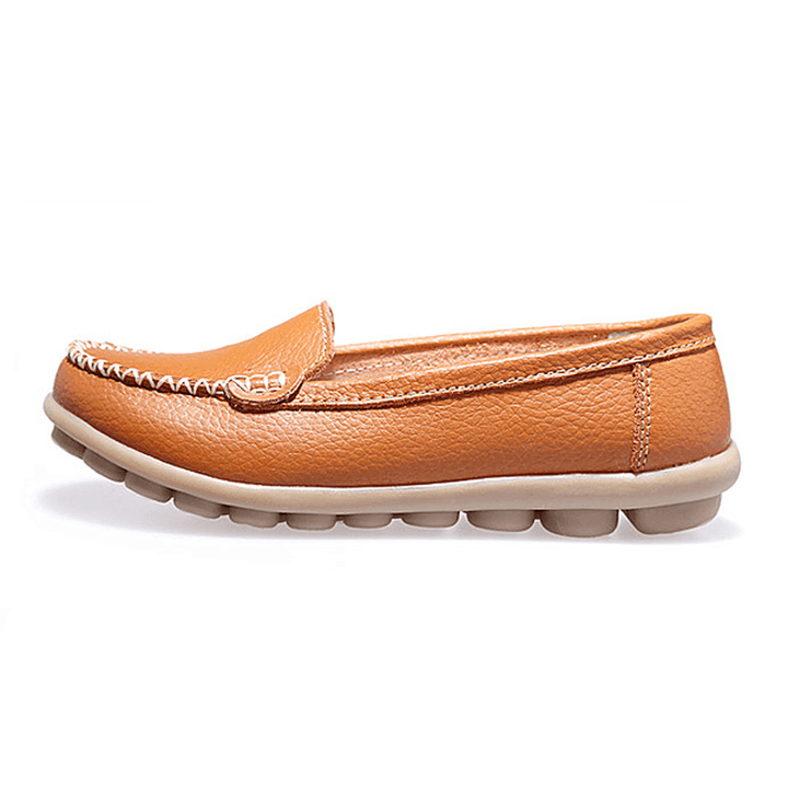 Women Casual Flats round Toe Loafers Soft Sole Slip on Flat Loafers