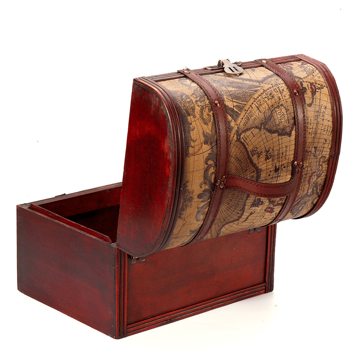 Pirate Treasure Jewelry Chest Trinket Keepsake Box Storage Organizer Gift Case