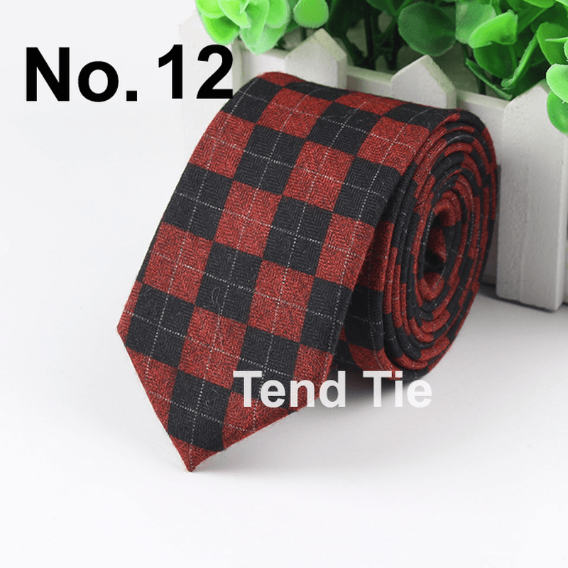 Men'S Tie New Ultra-Narrow Wool Elegant Atmosphere