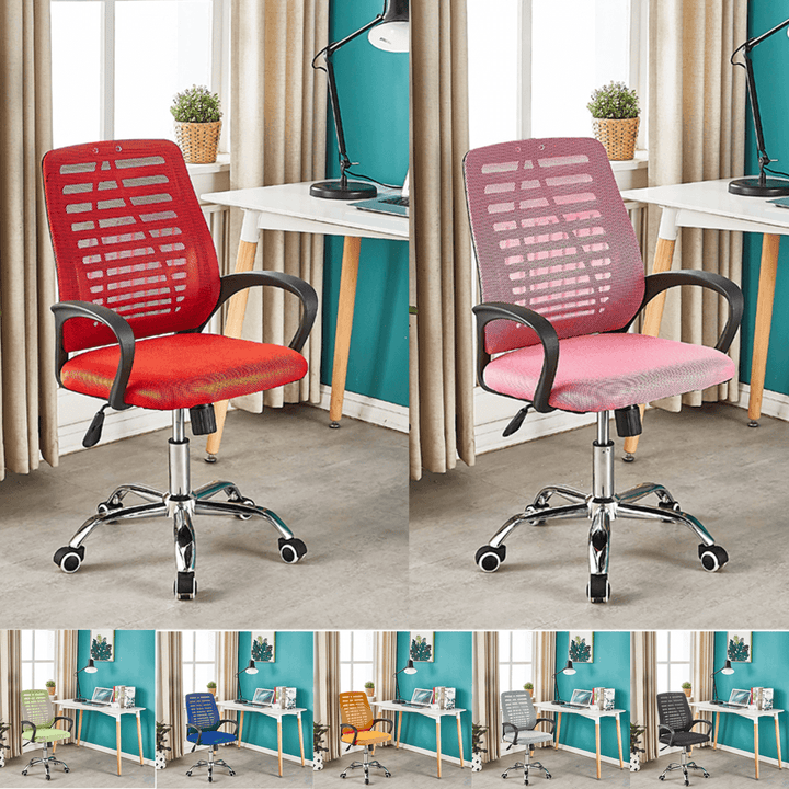 Office Mesh Chair Executive Ergonomic Rotating Mid-Back Computer Desk Seat Adjustable Lifting Chair Home Office Furniture