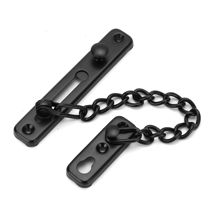 Stainless Steel Strong Security Door Chain Solid Home Safety Guard Lock Catch