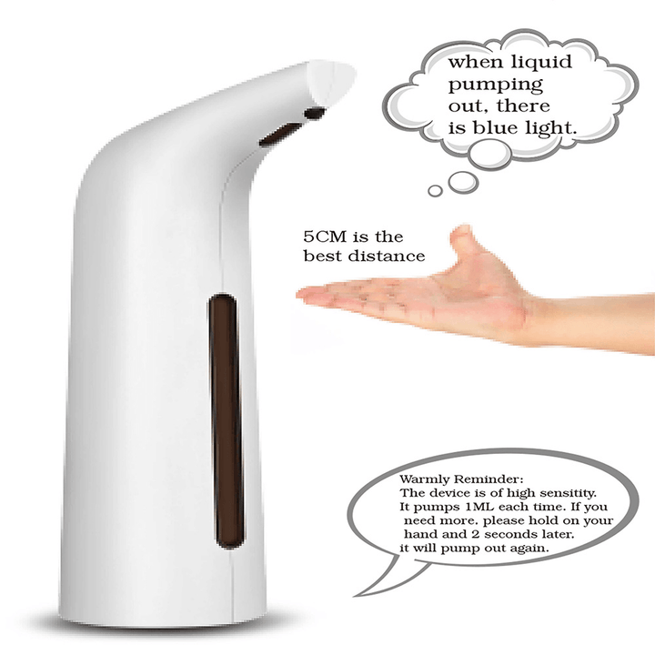 HONANA BX 400ML Automatic Soap Dispenser Hand Free Touchless Sanitizer Bathroom Dispenser