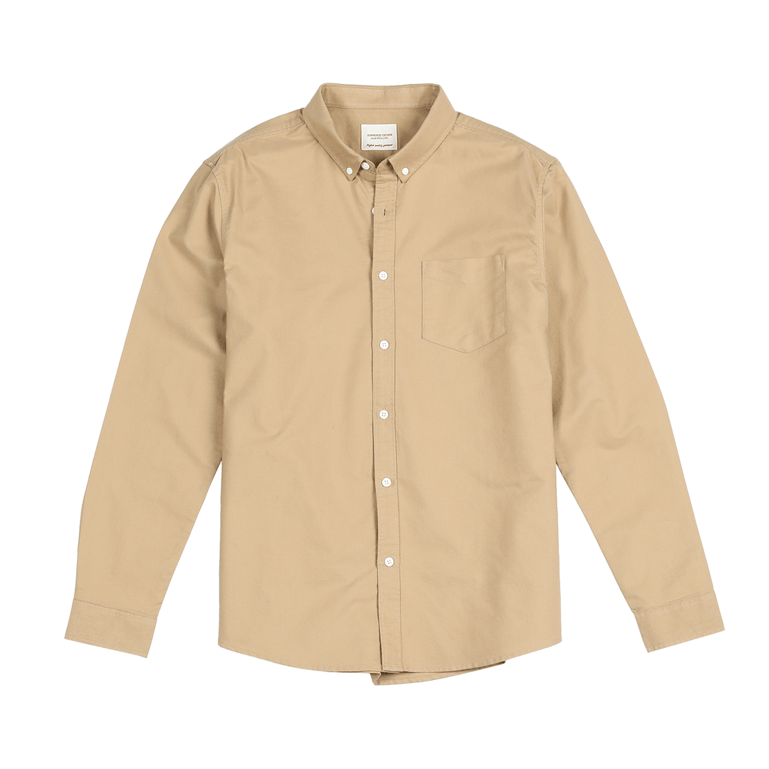 Spring New Cotton Shirt Men'S Bottoming Oxford Shirt