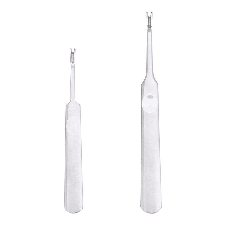 Honana Stainless Steel U or V Shape 2 Optional Size Stitching Groover Leathercraft Skiving DIY Tool