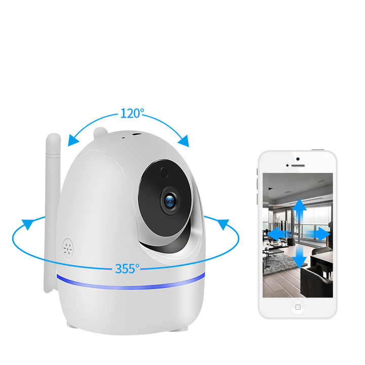 Loosafe LS-Y26 Panoramic 1080P Built in AP Hotspot WIFI Camera H.264 Infrared Night Version M-Otion Detection Baby Monitors