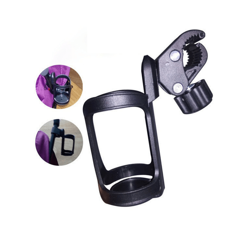 XANES¬Æ Stroller Cup Holder Universal 360¬∞ Rotation Drink Holder Bike Water Bottle Holder for Bike Walker Wheelchair Trolleys