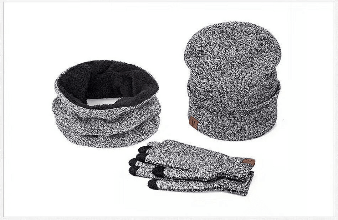 Three Piece Hat plus Velvet Warmth