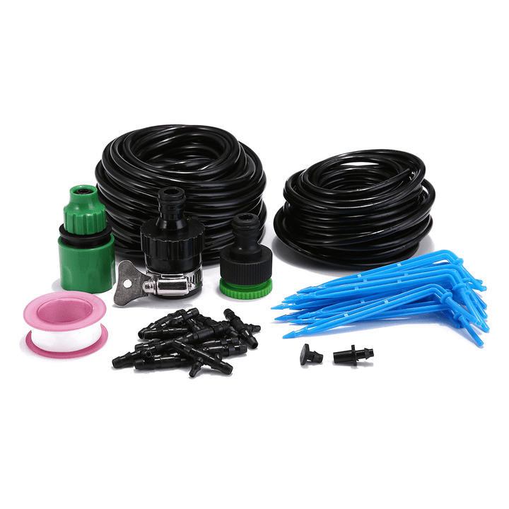 37PCS Automatic Micro-Drip Irrigation System 10M 8M Garden Irrigation Spray Self Watering Kits