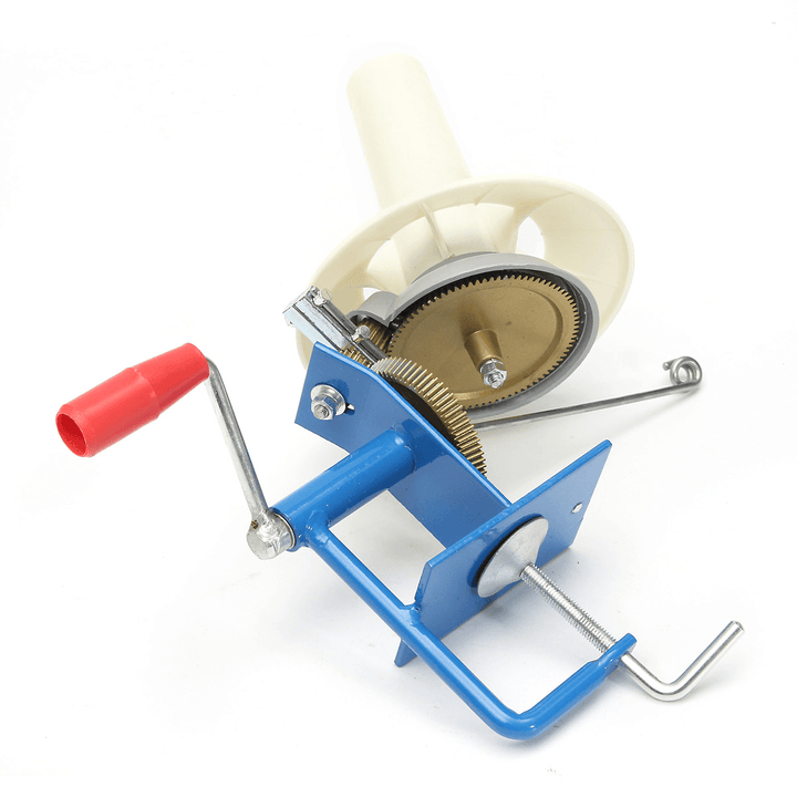 Metal Large Yarn Fiber Wool String Ball Winder Hand Operated Needlecraft Tool