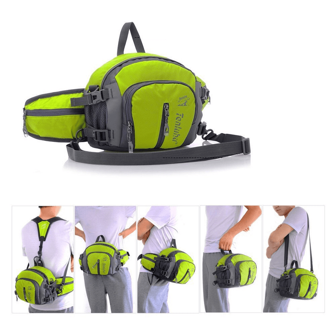 5-In-1 Cycling Waist Bag Multi-Function Breathable Bike Backpack Camping Climbing Running Sport