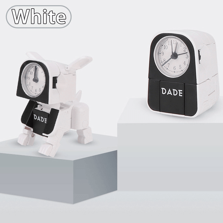 Deformed Puppy Wake up Clock Children'S Alarm Clock Lovely Cartoon Table Clock - MRSLM