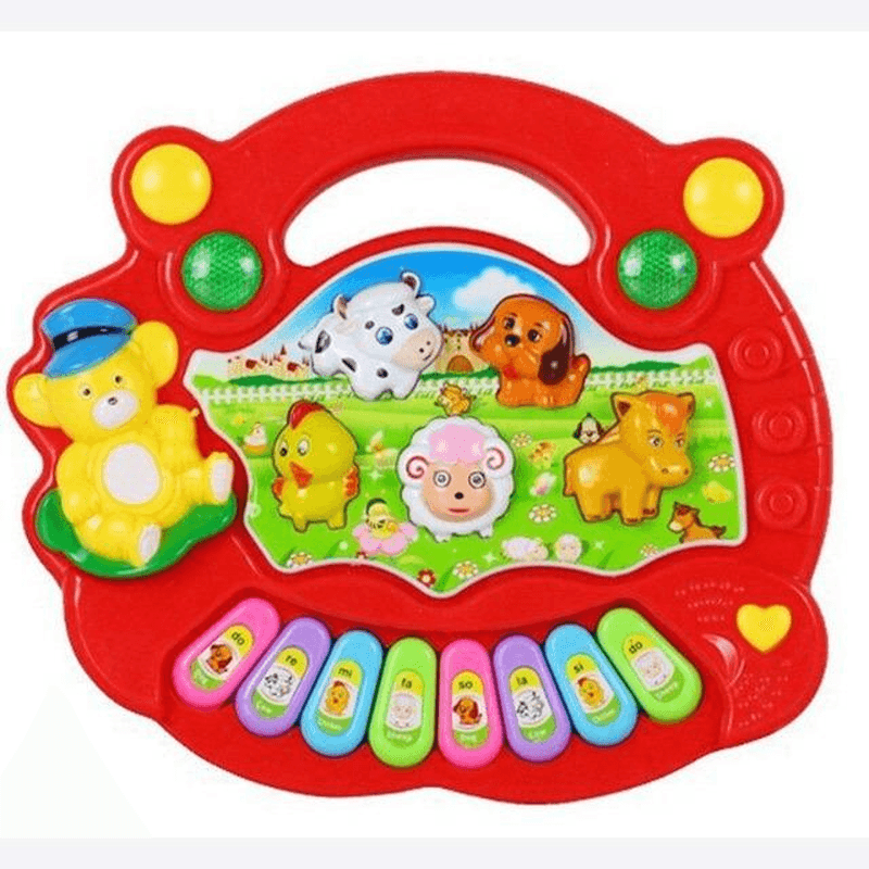 Toddler Musical Piano Toy Allow Toddler to Recognize Farm Animal and Sounds Age 3