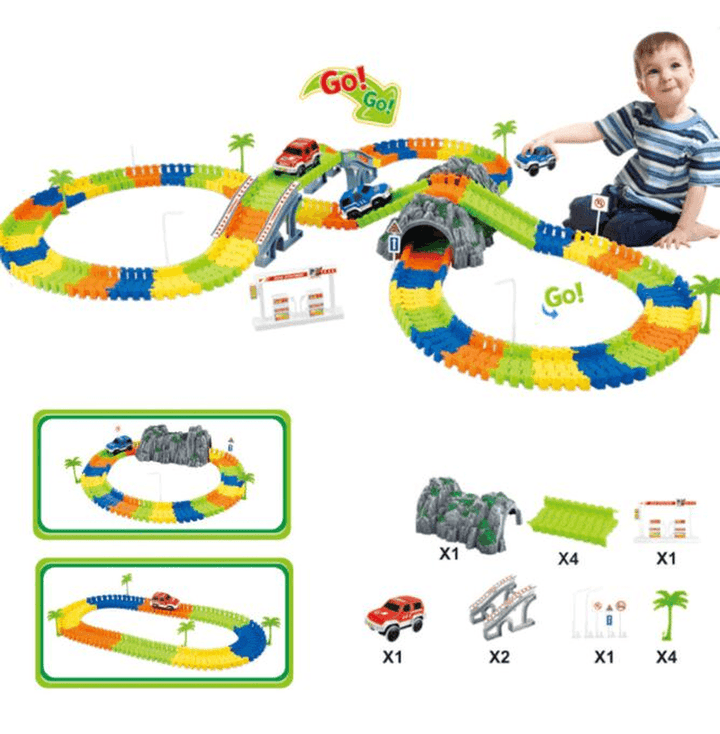 Children'S Electric Track DIY Assembling Toys