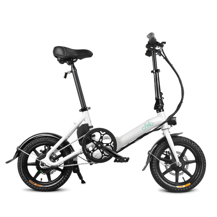 FIIDO D3 36V 5.2Ah 250W 14 Inches Folding Moped Bicycle 25Km/H Max 35KM Mileage Mini Electric Bike - MRSLM