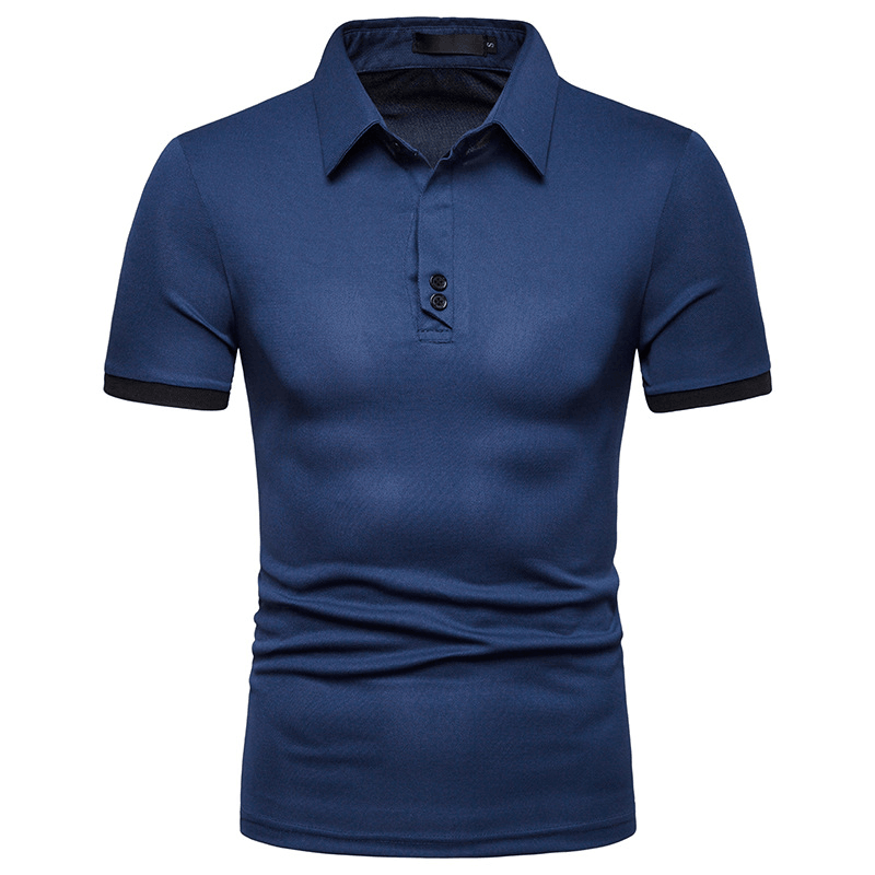 Mens Summer Casual Business Stylish Basic Golf Shirts - MRSLM