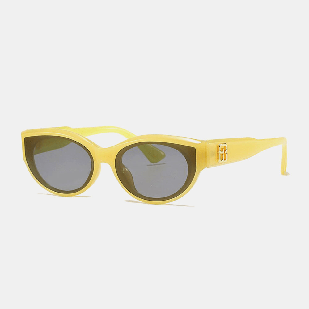 Unisex Cat Eye PC Full Frame HD Anti-Uv Retro Sunglasses - MRSLM