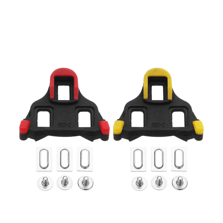 PROMEND PS-M01 6 Degrees Lock Plate Bicycle Pedals Self-Locking Cleats Road Bike Shoes Cleats