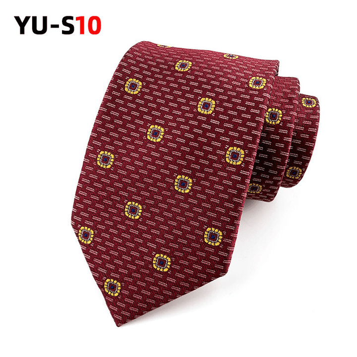 New Retro Style Gentleman Men'S Flower Suit Tie