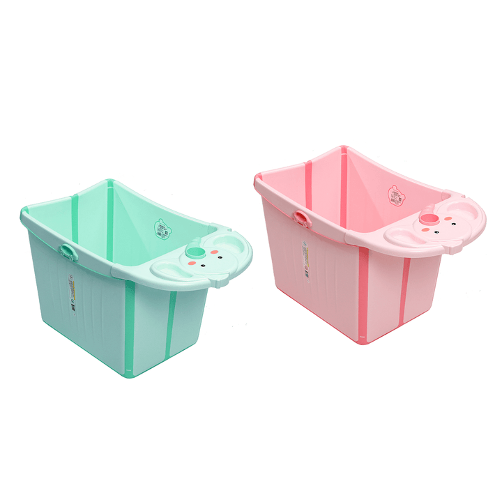 Kids Large Foldable Anti-Slip Bath Tub Baby Long-Term Temperature Locking Bucket