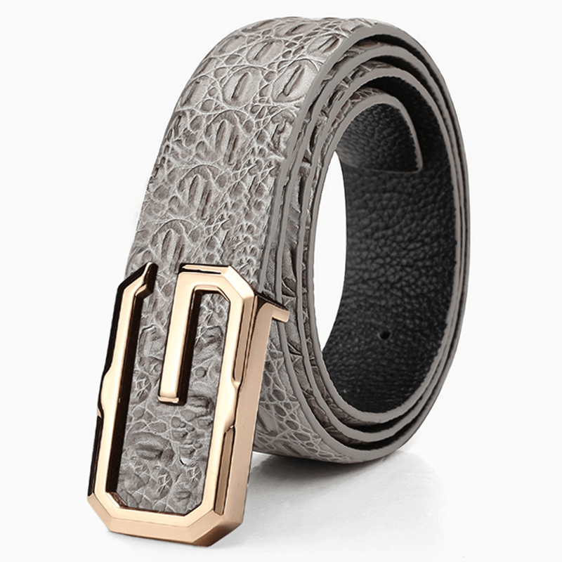 Men'S First Layer Cowhide Formal Belt