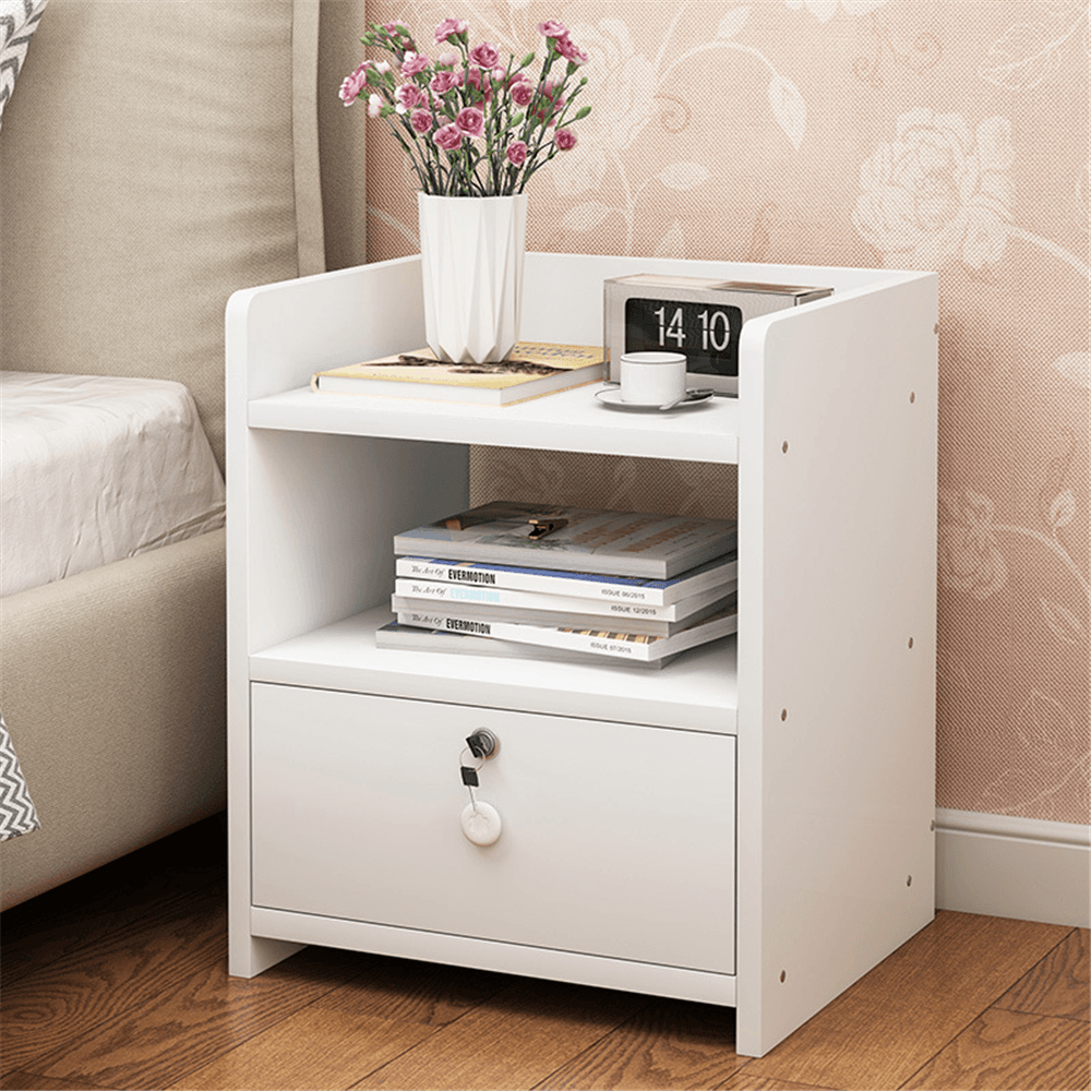 Simple Bedside Tables Multi Functional Lockers Drawers Side Table Bedroom Nightstand Home Furniture