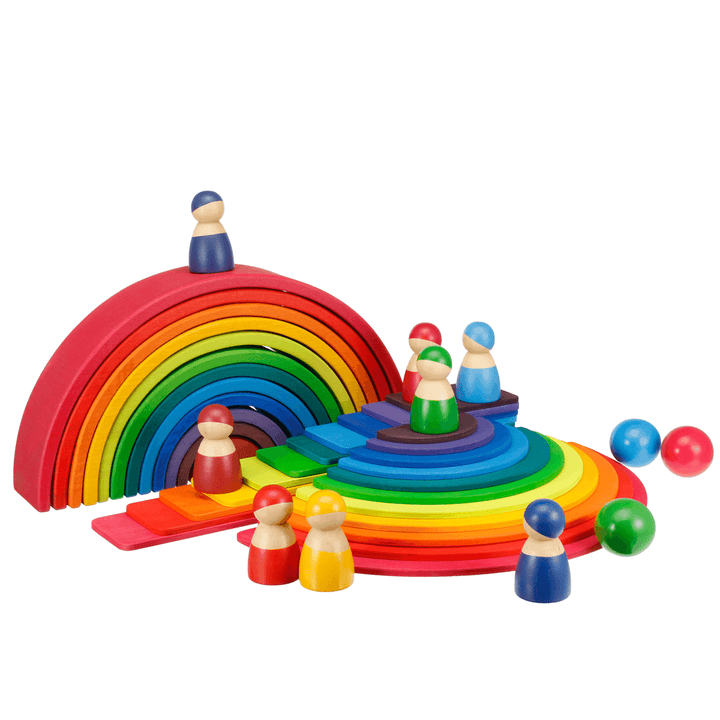 6/12PCS Colorful Wooden Baby Building Blocks Children Toy Kids Gifts Improve CreativityÔºÜThinking Ability