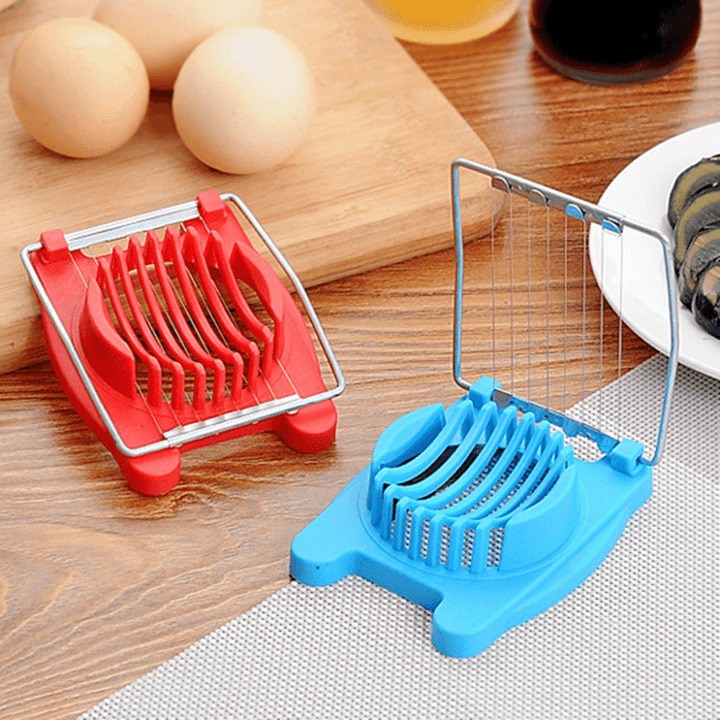 1PC Stainless Steel Cut Egg Slicer Sectioner Cutter Mold Multifunction Eggs Splitter Cutter Kitchen Tools Egg Tool