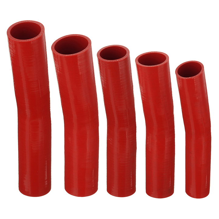 Auto Silicone Hoses Rubber 15 Degree Elbow Bend Hose Air Water Coolant Joiner Pipe Tube