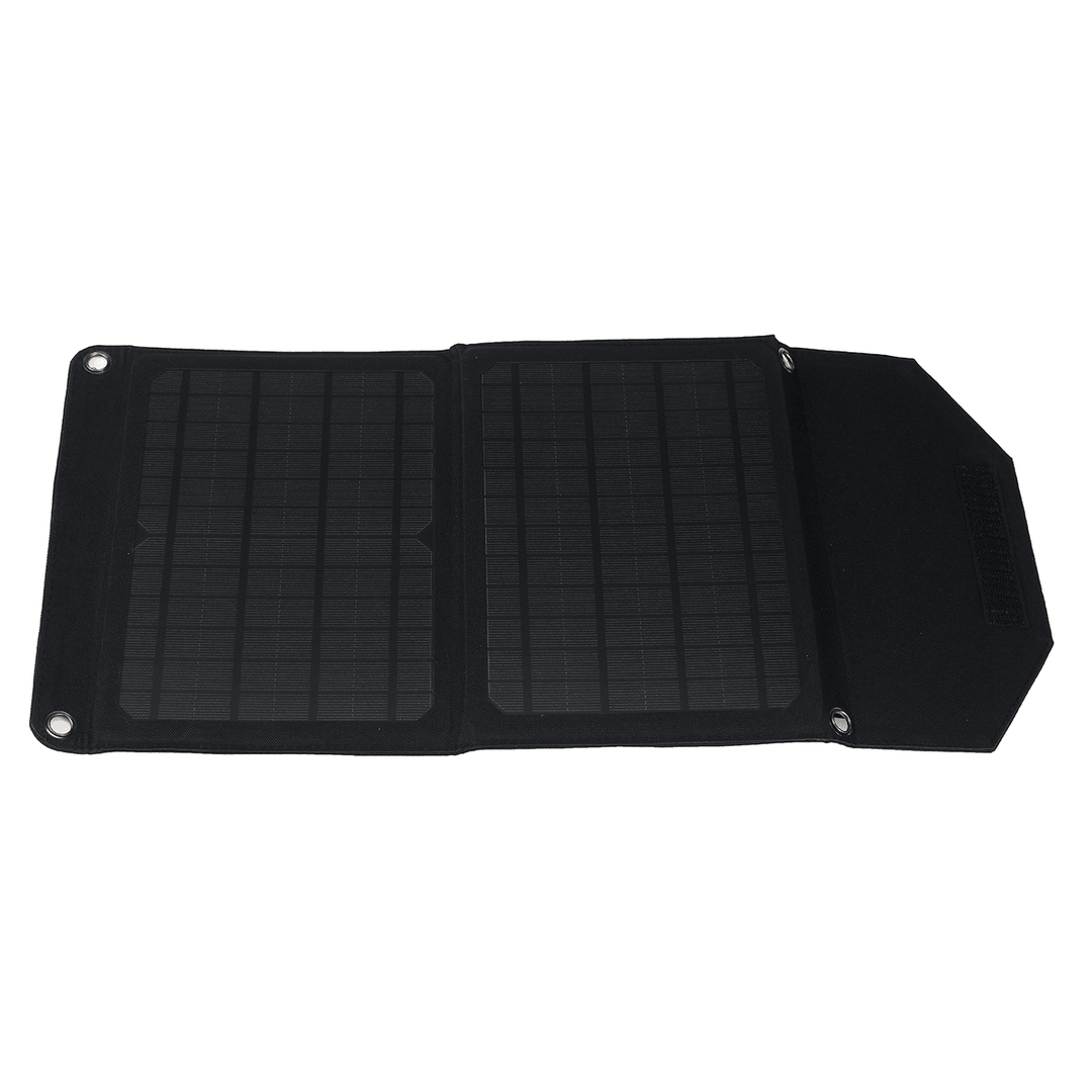 50W 5V/18V Sunpower Foldable Solar Panel Charger Solar Power Bank Dual USB for Camping Hiking