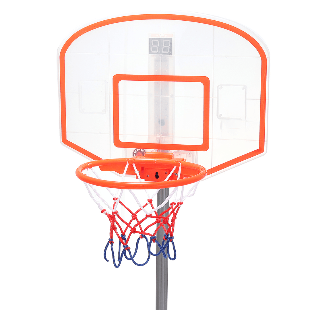 97-170Cm Kids Adjustable Basketball Hoop Stand Set Children Outdoor/Indoor Basketball Goal Sport Training Practice Accessories for Children&Teenager&Adult