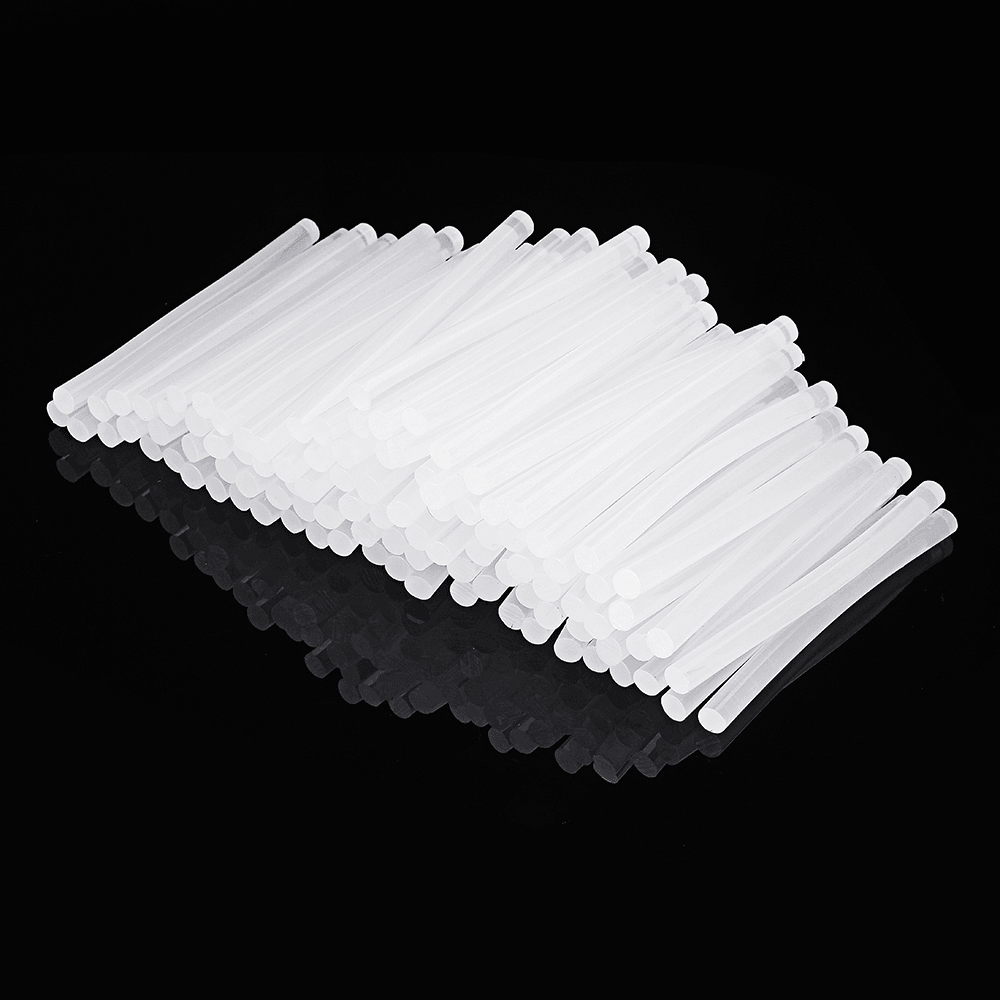 100Pcs 7Mm X 100Mm White Transparent Hot Melt Gule Sticks DIY Craft Modeling Repair Adhesive