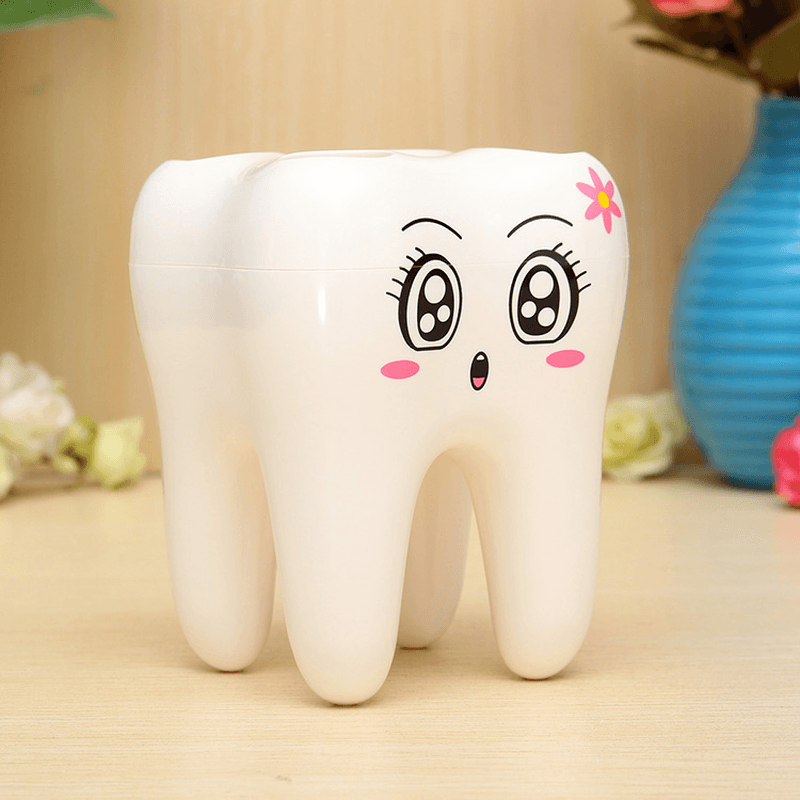 4 Holes Smily Face Toothbrush Holder Rack Cartoon Design Toothbrush Bracket