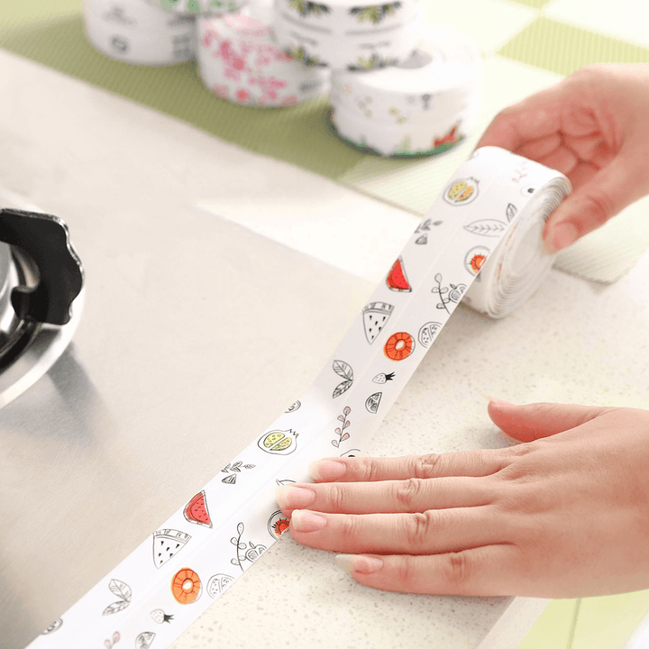 3.2M Waterproof Sealing Strip Self-Adhesive Tape Mildew Proof Tape for Kitchen Bathroom Toilet Wall Corner