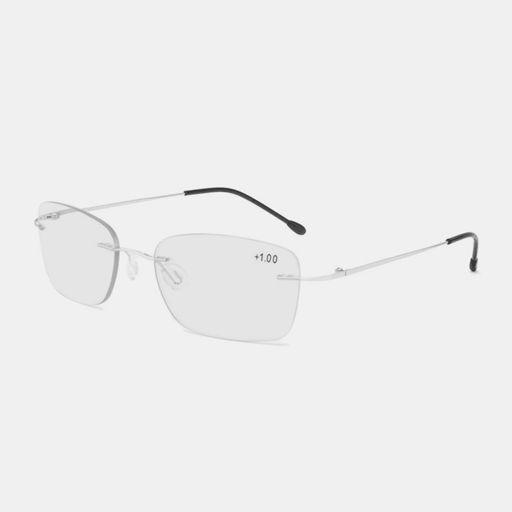 Unisex Dual-Use Frameless Multi-Focus Anti-Blue Light Intelligent Automatic Zoom Reading Glasses Presbyopic Glasses - MRSLM