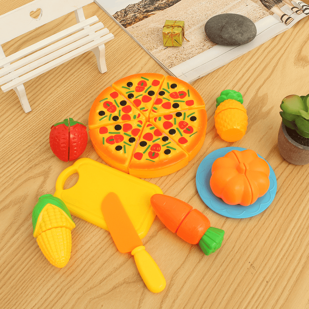 24 PCS Kids Kitchen Pretend Role Play Cutting Set Fruit Vegetable Food Toys Gifts Improve PracticalÔºÜThinking Ability