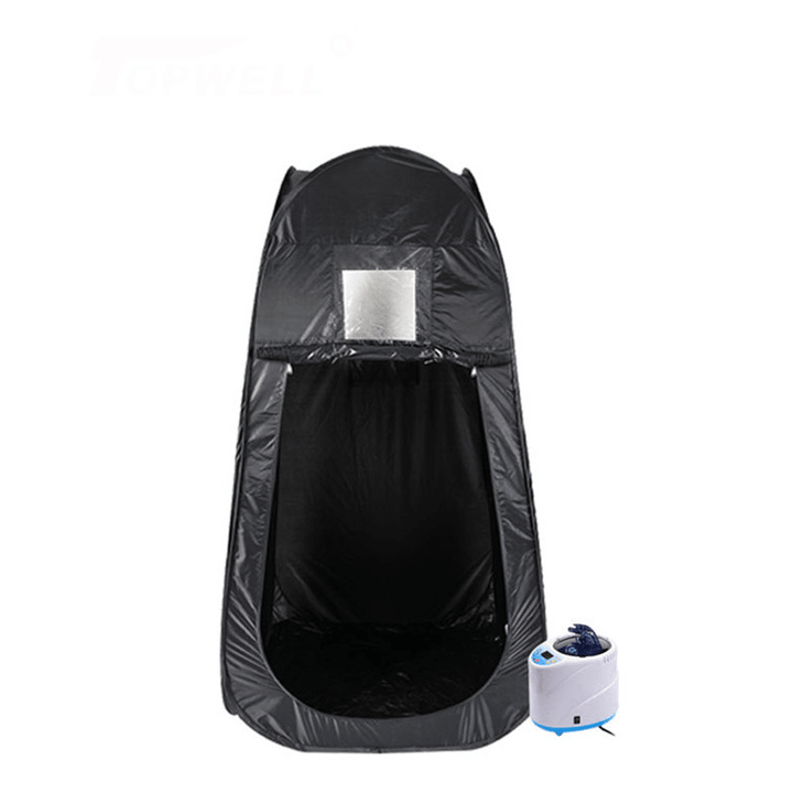 Ibeauty 4L Large Capacity Household Folding Single Use Steamer Bath Steaming Box Sauna Tent - MRSLM