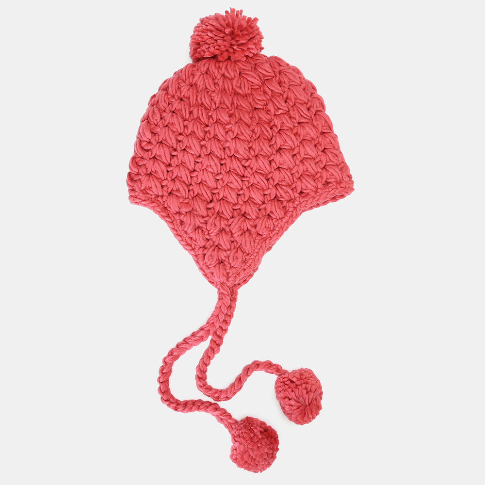 Women'S Beanie Solid Color Warm Knitted Hat Small Caps