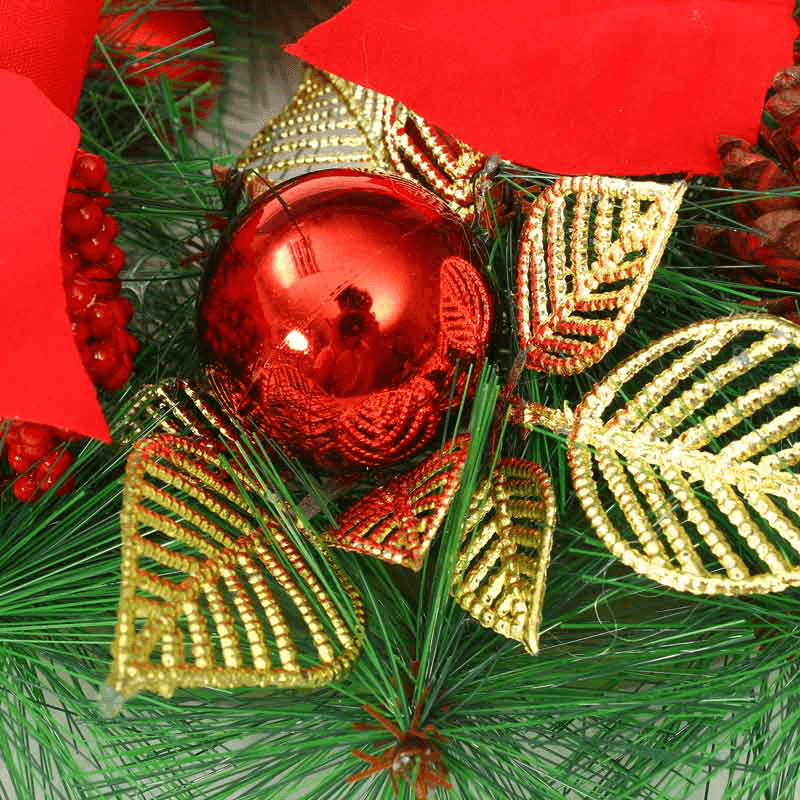 Christmas Wreath XMAS Garland Christmas Tree Door Decor Ornament