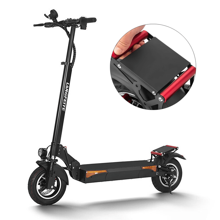 LAOTIE L6 Scooter Rear Storage Shelf Electric Scooter Luggage Rack Rear Carrier Trunk Outdoor Cycling