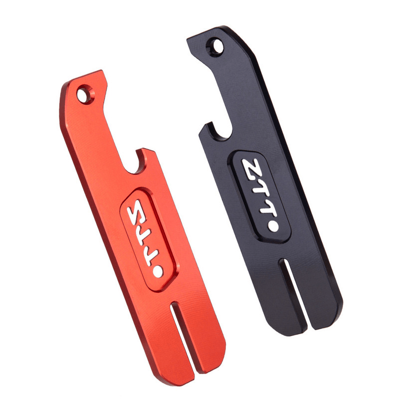 ZTTO Bike Repair Tools Bottle Opener with Rotor Truing Slot Wrench MTB Disc Alignment Truing Tool Cycling Bike Accessories